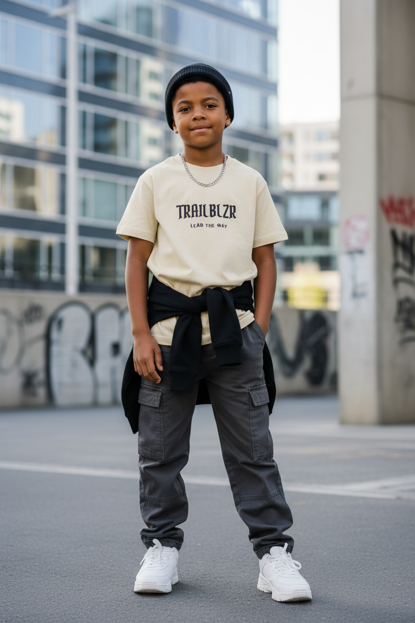 Beige Kids T-Shirt