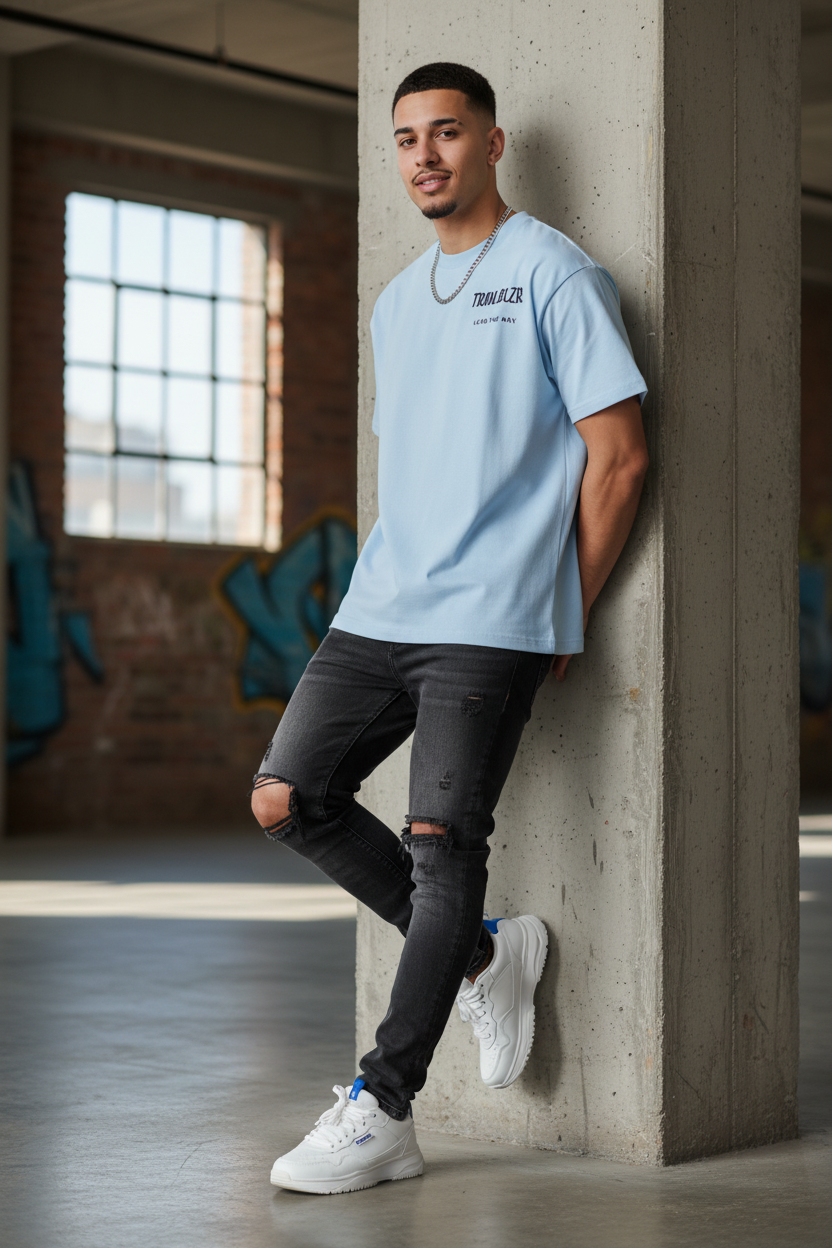 Premium Leaning Pose